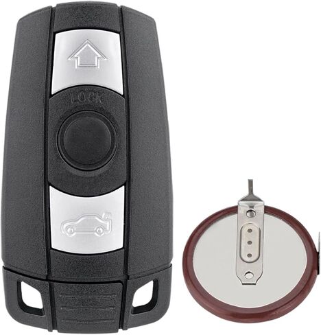 Key Fob Replacement for BMW 1/3/5 Series E90 E92 E93 X5 X6 Z4 E87 E60 E63 E64, with VL2020 Battery, (Rear Cover Non-Openable) FCC ID:KR55WK49127, KR55WK49123; P/N:267T-5WK49127, 6986583, 6986583-05 in Saudi Arabia