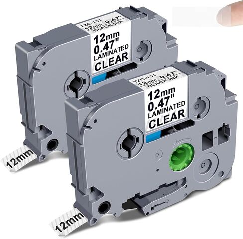 متوافق مع شريط P Touch الأزرق TZe-531 TZe531 مصفح 12 مم 0.47 شريط أزرق يعمل لـ Brother PT-D200 PT-D450، 1/2 بوصة × 26.2 قدم، 3 عبوات in Saudi Arabia