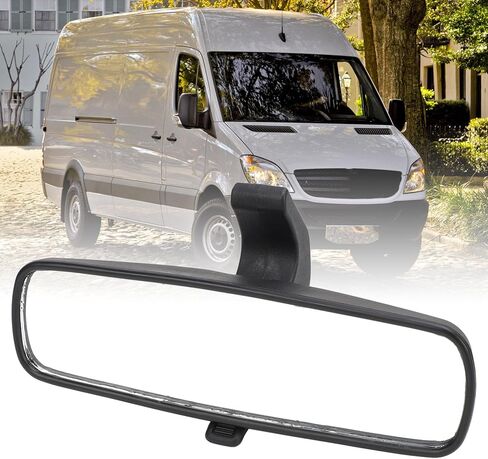 مرآة الرؤية الخلفية لـ Sprinter 2500 3500 2007‑2021، 6398100517، 9018100017 مرآة الرؤية الخلفية الداخلية للسيارة، مرآة داخلية للسيارات بزاوية واسعة، سهلة التركيب in Kuwait