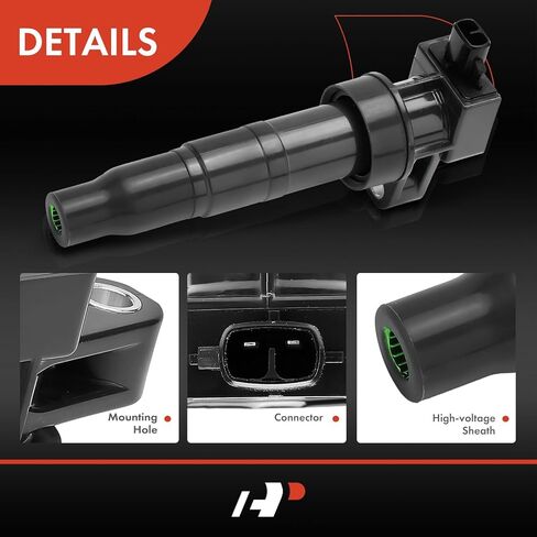 حزمة ملف الإشعال الممتازة متوافقة مع Hyundai Sonata 2006-2010 Santa Fe 2007-2018 Kia Sedona 2006-2017 Sorento 2007-2017 V6 3.3L 3.5L 3.8L in Kuwait