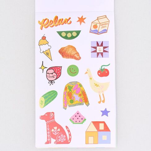 ban.do Sticker Book with Over 700 Assorted Stickers and 35 Sheets with Fun/Colorful/Aesthetic Pack for Scrapbooking Planners or Junk Journals, Issue 12 in Kuwait