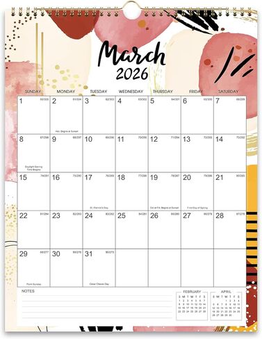 Large Dry Erase Calendar For Wall - Undated 3 Month Calendar, 28'' x 40'', Erasable & Reusable Laminated White Board With 8 Round Stickers, Vertical Layout for Office, Classroom and Home in Kuwait
