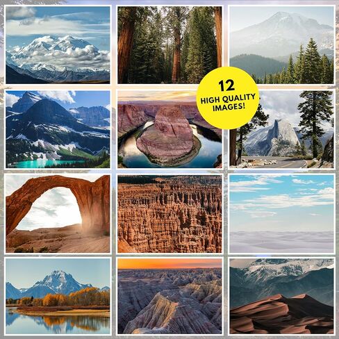 National Parks Calendar 2026 | Stunning Nature Photography of Iconic US Parks | Home & Office Organization | Ideal for Outdoor Enthusiasts | Christmas Gifts For Nature Lovers 12" x 24" (Opened) in Saudi Arabia