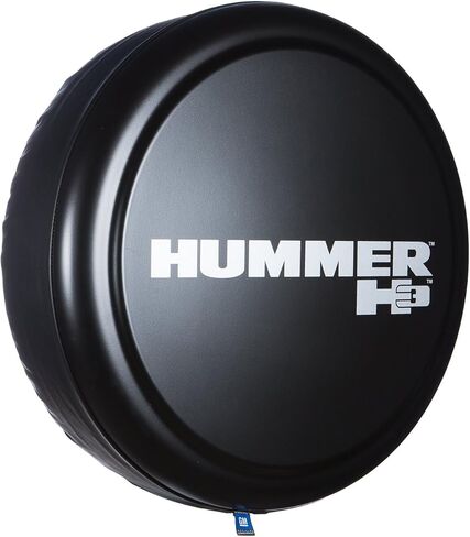 غطاء إطار صلب من Boomerang مقاس 32 بوصة - (وجه من البلاستيك الصلب وشريط من الفينيل من القماش) - شعار Hummer H3 in Kuwait