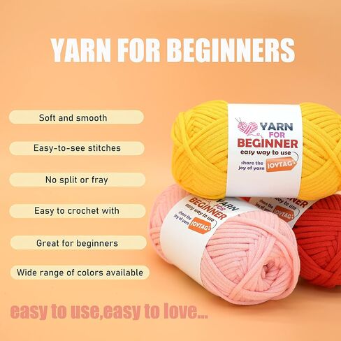 3 Pack Beginners Crochet Yarn Light Brown+Brown+Coffee Cotton Crochet Yarn for Crocheting Knitting Beginners with Easy-to-See Stitches Cotton-Nylon Blend Crochet Yarn for Beginners Crochet Kit(3x50g) in Saudi Arabia