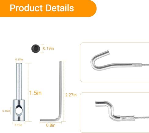 Universal Throttle Cable Kit 00-4863-0 Compatible with VW Vehicles Dune Buggy,15 Ft Adjustable Accelerator Cable And Throttle Cable Shortening Kit in Kuwait