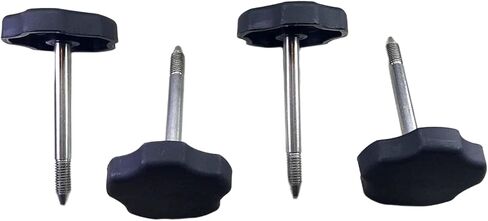 4 PCS Soft Top Window Frame Knob Door Surround Knob with Pin Compatible with Jeep Wrangler TJ 1997 to 2006 in Kuwait