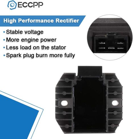 ECCPP Voltage Regulator Rectifier Fit for 1998-2001 for Yamaha YZF R1 1999-2002 for Yamaha YZF R6 2006-2009 for Yamaha YZF R6S 1997-2007 for Yamaha YZF600R Motorcycle Regulator Rectifier in Kuwait