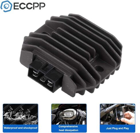 ECCPP Voltage Regulator Rectifier Fit for 1998-2001 for Yamaha YZF R1 1999-2002 for Yamaha YZF R6 2006-2009 for Yamaha YZF R6S 1997-2007 for Yamaha YZF600R Motorcycle Regulator Rectifier in Kuwait
