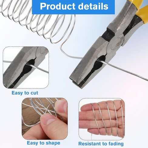 Bendable Wire for Crafts Aluminum, 1mm 18 Gauge 164ft Sculpting Wire Spool for Jewelry Making Beading Floral Wrapping Wreath DIY Crafts, Flexible Metal Wires, Silver in Kuwait