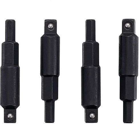 HVAC Hex Key Adapters (4-Piece Set) - 1/4" Square to 3/16" & 5/16" Hex in Saudi Arabia
