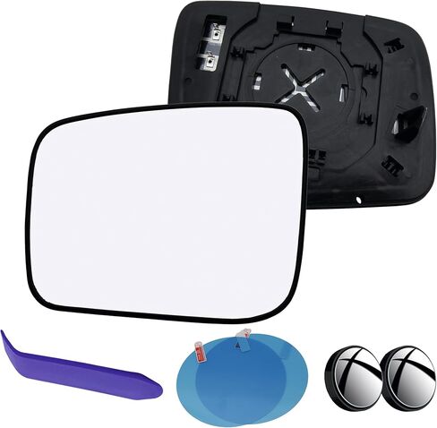 EAP Passenger Side Mirror Glass Compatible With Nissan Rogue 2008-2013, Rogue Select 2014-2015, Heated, 96365JM01A 96365JM00A 96365JM70A in Kuwait