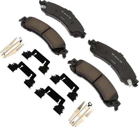 ACDelco Gold 17D834CHF1 (19428027) Ceramic Rear Disc Brake Pad Set with Springs and Clips in Kuwait