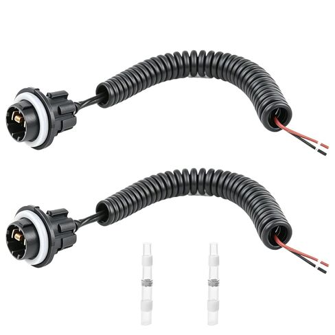 2PCS License Plate Light Socket Rear Lamp Wire Harness Pigtail, Replacement for Chevy Silverado 1999-2013, Replacement for Cadillac Escalade Yukon XL, Waterproof Tag Light Socket Assembly in Kuwait