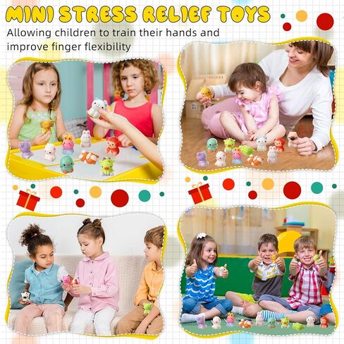Halloscume 48 Packs Slow Rising Jumbo Animal Toys Bulk Anxiety Sensory Stress Relief Toys Valentines Day Gift Party Favors for Kids Classroom Prizes Piñata Stuffers, Birthday Gifts in Kuwait