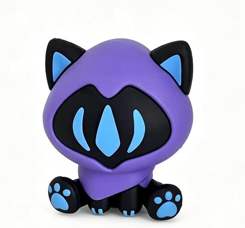 VALORANT Chibi Figure, Soft Silicone Cat Style Collectible, Cute Desk Decor Ornament for Game Fans & Collectors in Saudi Arabia