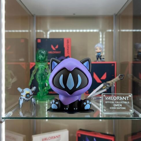 VALORANT Chibi Figure, Soft Silicone Cat Style Collectible, Cute Desk Decor Ornament for Game Fans & Collectors in Saudi Arabia
