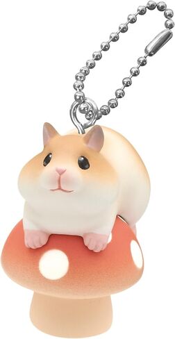 Kitan Club Hamster on Mushroom Collectible Charm Blind Box – Authentic Japanese Capsule Figure (1 of 6 Designs, for Ages 15+, Not a Toy) in Saudi Arabia