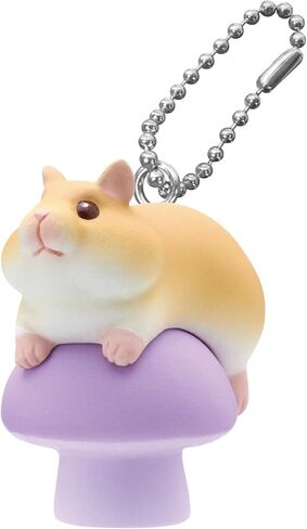 Kitan Club Hamster on Mushroom Collectible Charm Blind Box – Authentic Japanese Capsule Figure (1 of 6 Designs, for Ages 15+, Not a Toy) in Saudi Arabia