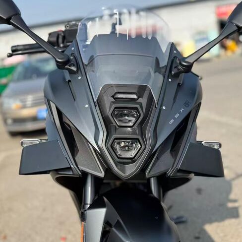 ل GSX-8R gsx8r 2026 2025 2024 اكسسوارات دراجة نارية ثابتة الجناح الجانب المخربون أجنحة تحلق انسيابية هوائية سكاكين الرياح ديكورات in Kuwait