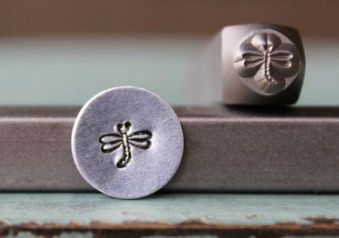 6mm Dragonfly Metal Punch Design Stamp - Supply Guy - CH-130 in Saudi Arabia