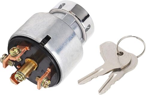 JTLB Tractor Ignition Switch with Key Aluminum Alloy Fireproof High Temperature Replacement for Kubota Tractors M4030 M4700 G3200 G4200 G5200H in Kuwait