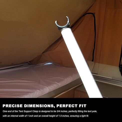 Pop Up Camper Bed Support Clasp,Tent Poles Clasp Accessories,Fits Coleman Tent/Fleetwood Tent Pop Up Camper Parts 4757-4301(2 Pack) in Saudi Arabia