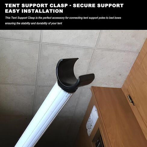 Pop Up Camper Bed Support Clasp,Tent Poles Clasp Accessories,Fits Coleman Tent/Fleetwood Tent Pop Up Camper Parts 4757-4301(2 Pack) in Saudi Arabia