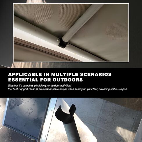 Pop Up Camper Bed Support Clasp,Tent Poles Clasp Accessories,Fits Coleman Tent/Fleetwood Tent Pop Up Camper Parts 4757-4301(2 Pack) in Saudi Arabia