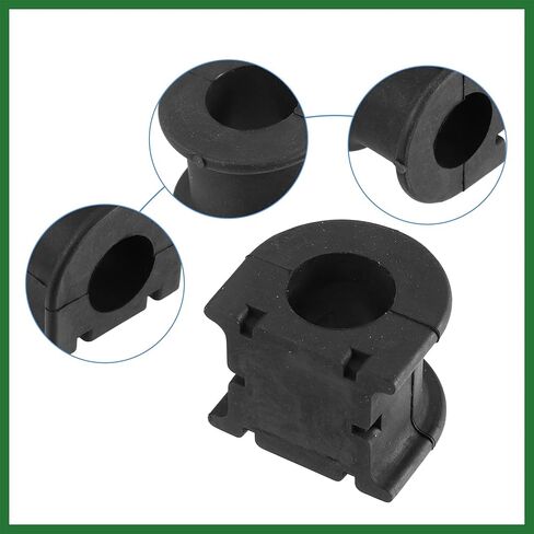 Motoforti Front Suspension Sway Bar Stabilizer Shaft Insulator Bushing Fit for Toyota 4Runner 1996-2002 No.48815-35100 - Pack of 2 Black Long-lasting in Kuwait