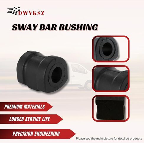 1x Front To Frame Suspension Sway Bar Bushing Kit Replaces# K90399, IK90399 for Ford Mustang 3.3L 1965 1966 1967 1968 1969 1970, for Mustang 5.0L 1968 1969 1970 1971 1972 1973 in Kuwait