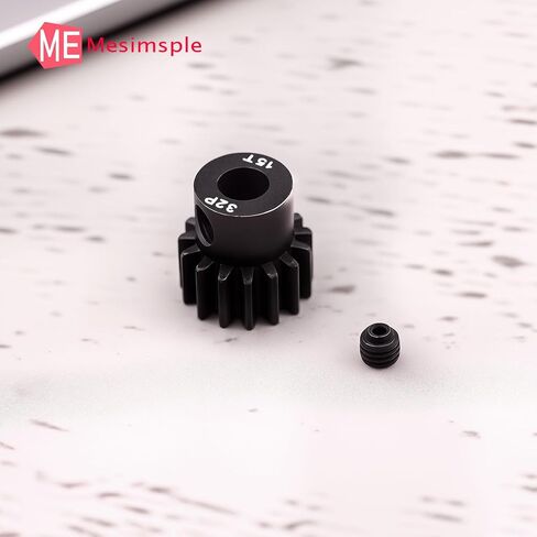 Steel 32P 2PCS 20T 15T Pinion Gear for Arrma 1/10 Senton Granite Big Rock Vorteks 3S BLX 1/8 Typhon Vendetta 3S BLX Upgrades Part in Kuwait