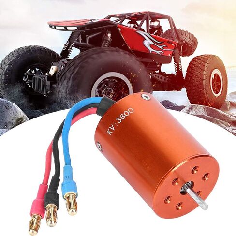 3800KV Brushless Motor, Metal 2838 RC Motor Accessory Fit for 1/12 & 1/14 RC Boats, 2.3mm Shaft in Saudi Arabia