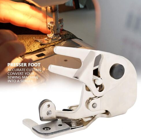 Steel Presser Foot, Accurate Cutting, Overlock Presser Foot, Precision Side Cutter for CY-20, for Home Sewing Projects, Garment Construction, Quilting Crafts, DIY Sewing Enthusiast in Kuwait