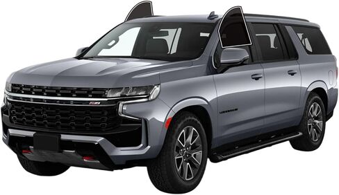 طبقة تظليل نافذة مسبقة القطع لسيارة Chevy Suburban 2021-2026 شريط الزجاج الأمامي 10% VLT 2Ply مضاد للكسر، كتلة للأشعة فوق البنفسجية، حماية الخصوصية، سهل التركيب، لا حاجة للتشذيب، تقليل الحرارة والوهج in Kuwait
