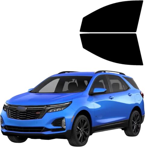 Precut Tint Kit Nano Carbon Film for Chevrolet Equinox 2018-2024 Driver and Passenger Windows Computer Cut to Custom Fit Your Windows (35% All) in Kuwait