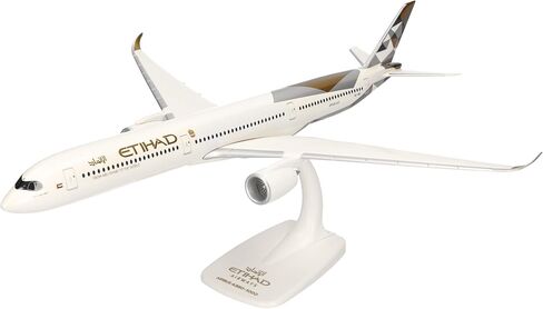 Herpa Snap-Fit Model Aircraft Etihad Airways Airbus A350-1000 A6-XWC, 1:200 Scale Miniature, Collector’s Item, Model with Display Stand, Plastic in Saudi Arabia