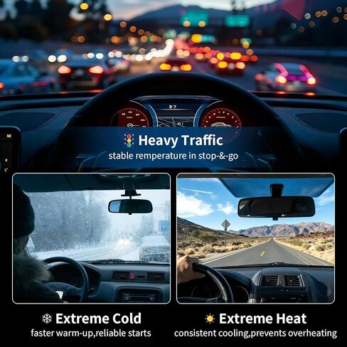 منظم الحرارة يناسب Honda Civic، Accord، CRV، Odyssey، HR-V، Insight، Prelude، CRX، CRZ، City، منظم حرارة مبرد المحرك لـ Acura Integra، ILX، CL، EL، Legend Replace 19301-PAA-306، 19301-PLC-315 in Kuwait