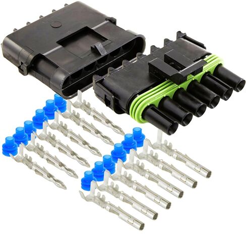 6-PIN (Conductor) 20 amps Weather-Pack Series, Sealer Terminals, Housing Male & Female 12 10 GA in Kuwait