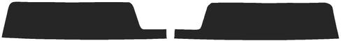 The Tint Effect Precut Window Tint Kit Compatible with Toyota 4Runner (2010-2024) (Front Door Window precuts in 30%) Automotive Film in Saudi Arabia