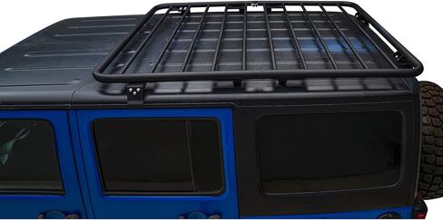 Paramount 81-10802 Flat Roof Rack (2 Door/4 Door) Fits 07-18 Jeep Wrangler JK in Saudi Arabia