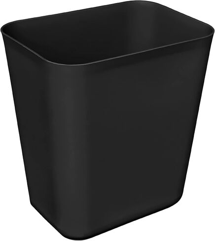 Nipogear 3.5 Gallons /13.5 Liter Efficient Plastic Trash Can Garbage Bin Wastebasket, Fits Under Desk, Kitchen, Home, Office (Black, 3.5 Gallons) in Saudi Arabia