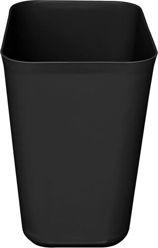 Nipogear 3.5 Gallons /13.5 Liter Efficient Plastic Trash Can Garbage Bin Wastebasket, Fits Under Desk, Kitchen, Home, Office (Black, 3.5 Gallons) in Saudi Arabia