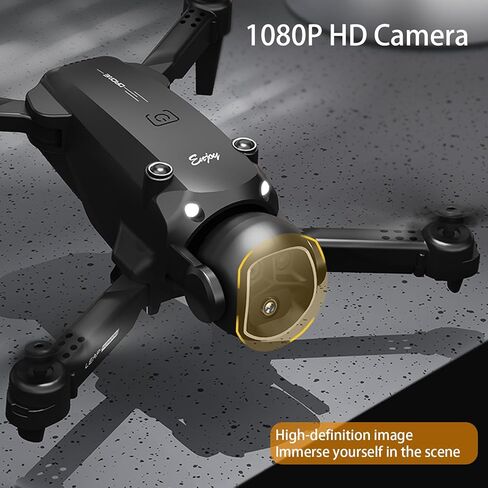 Drone with Dual Camera for Adults Beginners, FPV Foldable RC Quadcopter Toys, Helicopter Toys, 1080P HD Camera Drone, Altitude Hold, One Key Take-off/Landing, 3D Flips, Waypoints fly in Saudi Arabia