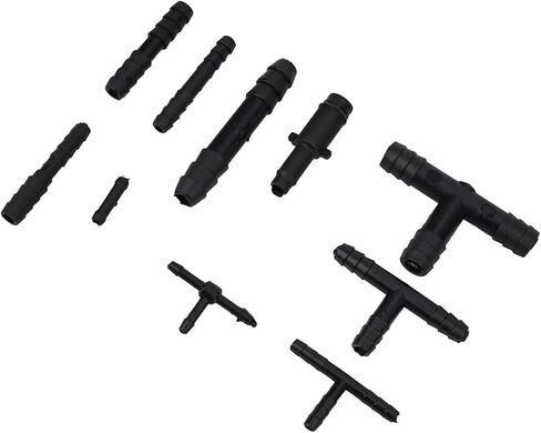 113-Piece Nylon Vacuum Connector Assortment Kit with Tee Fittings for Automotive Hose Lines, Car Repair and Maintenance in Saudi Arabia