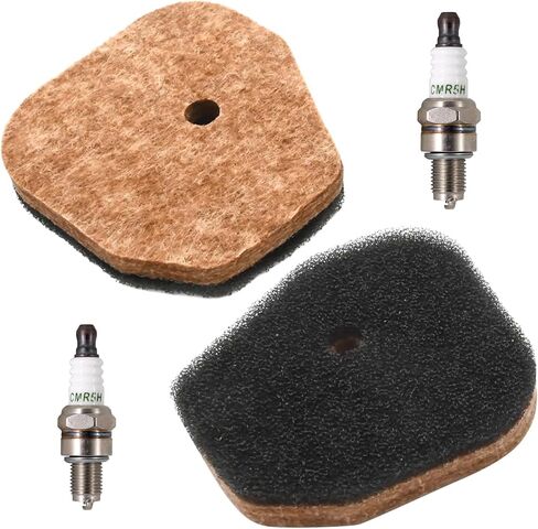 4242 120 1800 Air Filter for Stihl KM130, KM130R Kombi-engines HS46 HS46C HS56 HS56C Hedge Trimmers Air Cleaner Element w Spark Plug Tune Up Kit in Kuwait