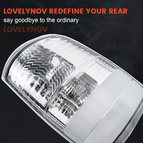 Tail Lights Compatible with 2004-2008 Ford F150 Halogen Type White Clear Brake Rear Lamp Taillights in Saudi Arabia