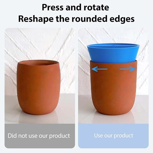 3PCS FRIVASTIC Clay Molds, Multiple Sizes Ceramic Clay Pottery Molds, Rim Cone Shaper for Pottery and Ceramics, Rim Cone Potterys Trimming Tools, DIY Potterys and Painting Crafts in Saudi Arabia