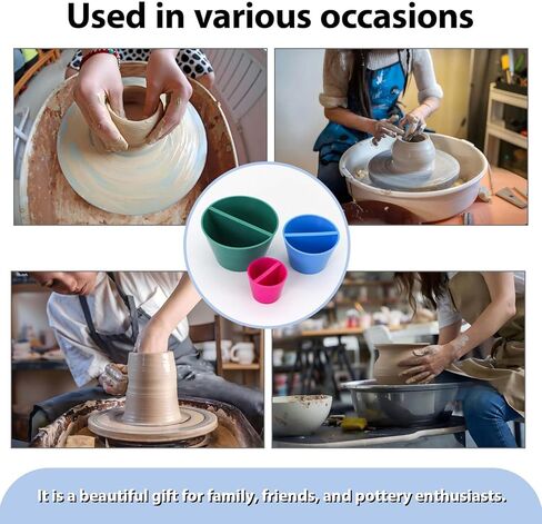 3PCS FRIVASTIC Clay Molds, Multiple Sizes Ceramic Clay Pottery Molds, Rim Cone Shaper for Pottery and Ceramics, Rim Cone Potterys Trimming Tools, DIY Potterys and Painting Crafts in Saudi Arabia
