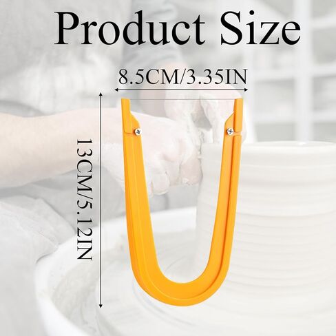 Clay Wire Cutter, 5.12 X 3.35 Inch Plastic Hand Pottery Tools and Supplies for Cutting Mud Handcraft in Saudi Arabia